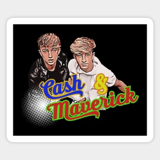 Cash And Maverick Baker Fan Art Illustration Magnet